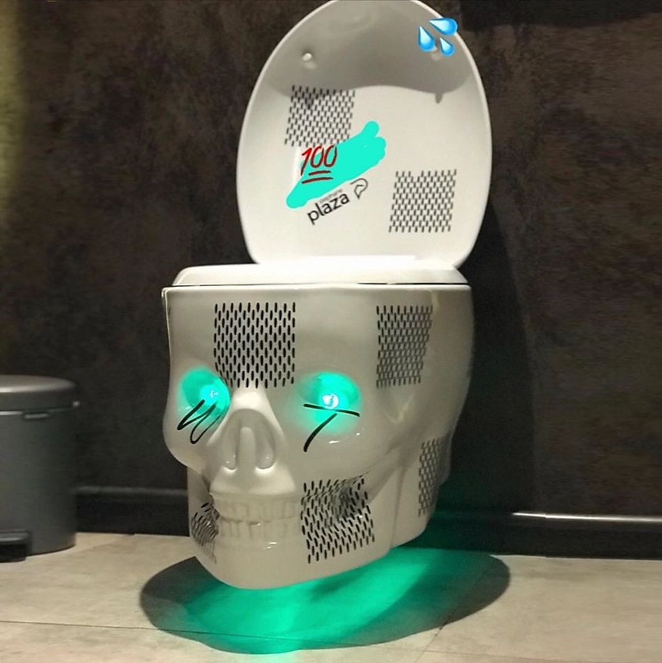 Bộ sưu tập nhà vệ sinh Halloween, Halloween skull toilet, Bồn cầu đầu lâu /Page 